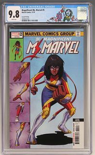 MAGNIFICENT MS. MARVEL 5 CGC 9.8 2ND PRINTING 