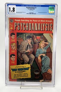 PSYCHOANALYSIS 1 CGC 1.8 E.C. COMICS 1955