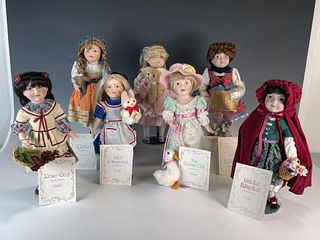FRANKLIN HEIRLOOMS STORY BOOK COLLECTION BY CAROL LAWSON DOLLS