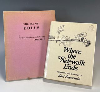 1974 SHEL SILVERSTEIN WHERE THE SIDEWALK ENDS & THE AGE OF DOLLS SIGNED