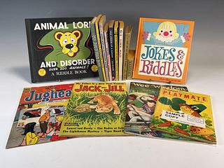 LOT OF 15 COMIC, JOKE, RIDDLE BOOKS AND MORE
