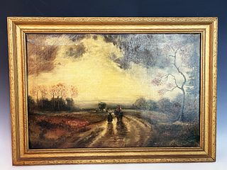 SIGNED DATED LANDSCAPE KATHRYN A. FISHER LANDSCAPE PAINTING