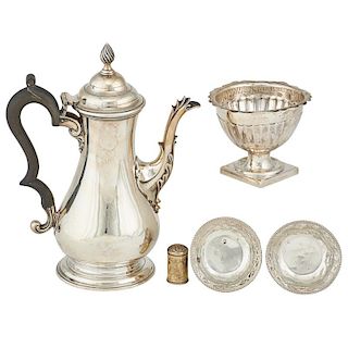 ENGLISH SILVER GROUPING, ETC.