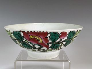 CHINESE FLORAL BOWL