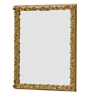 BAROQUE STYLE GILDED FRAME MIRROR