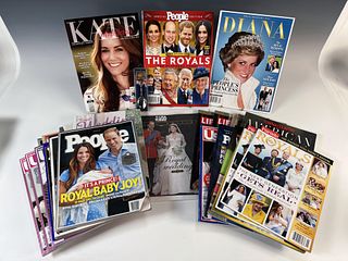 LOT OF MAGAZINES ABOUT THE ROYALS