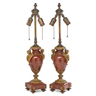 PAIR OF LOUIS XVI STYLE TABLE LAMPS