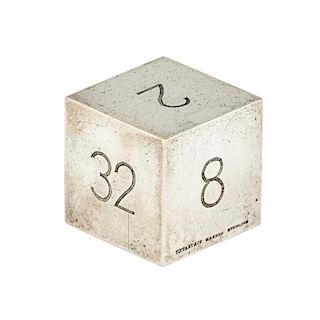 TIFFANY & CO. STERLING SILVER DOUBLING CUBE