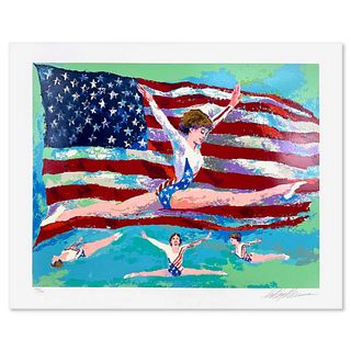 LeRoy Neiman (1921-2012), "Golden Girl" Limited Edition Serigraph, Numbered 330/500 and Hand Signed with Letter of Authenticity.