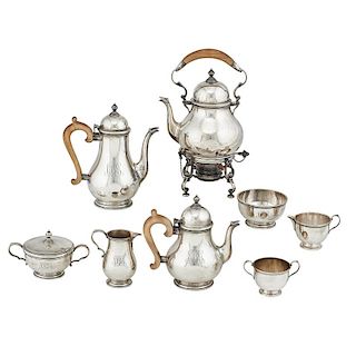 GORHAM STERLING SILVER TEA SET AND TRAY