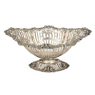 THEODORE B. STARR STERLING SILVER FOOTED BASKET