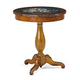 CONTINENTAL NEEDLEWORK INSET TABLE
