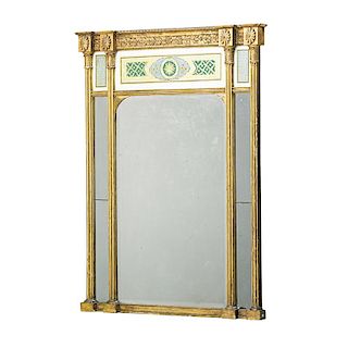 FEDERAL GILTWOOD OVER-MANTEL MIRROR
