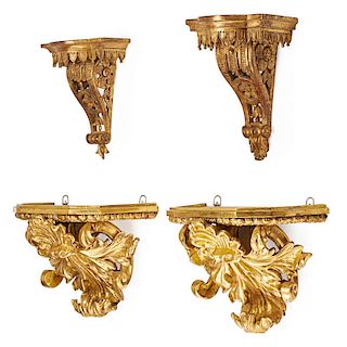 GROUP OF SCONCES/WALL BRACKETS