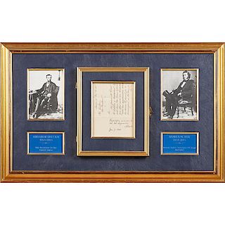 SIGNED LETTER FROM ABRAHAM LINCOLN