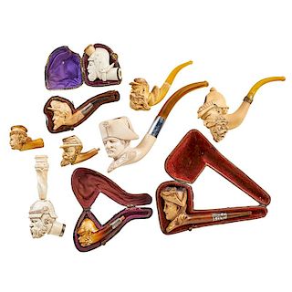 SOLDIER/MILITARY MEERSCHAUM PIPES
