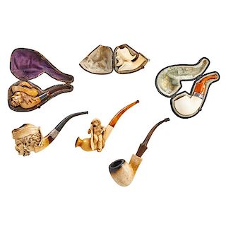 GROUPING OF MEERSCHAUM PIPES