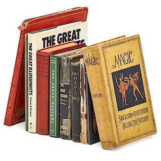 GROUPING OF MAGIC BOOKS, COPY SIGNED BY HOUDINI