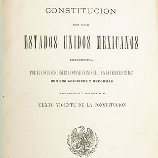 Congreso General Constituyente. Constitución de los Estados Unidos Mexicanos. México: Imprenta del Gobierno Federal, 1905.