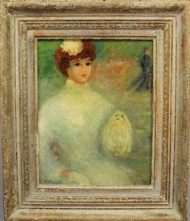 Signed Early 20th C. Portrait of a Woman