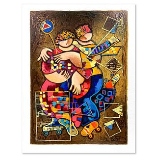 Dorit Levi, "Moonlight Dancing" Limited Edition Serigraph, Hand Signed and Numbered with Letter of Authenticity.