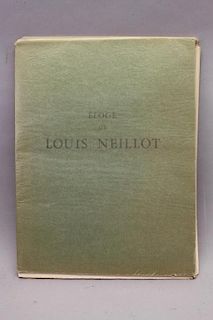 Book of Louis Neillot (1898 - 1973) Lithographs