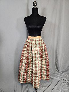 Antique Reversable Quilted Petticoat