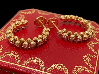 CLASH DE CARTIER EARRINGS DIAMOND 18K ROSE GOLD