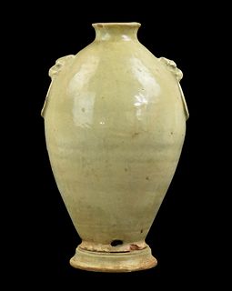 Chinese Celadon Glazed Vase, Tang Dynasty