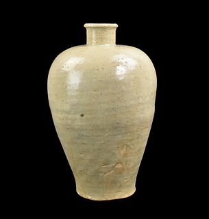 Chinese Qingbai Glazed Mei Vase, Yuan Dynasty