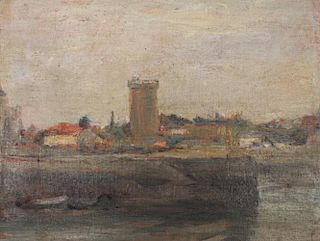 Early 20th C. Impressionist Coastal Scene