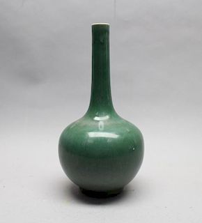 Signed Antique Chinese Glazed Stick Vase