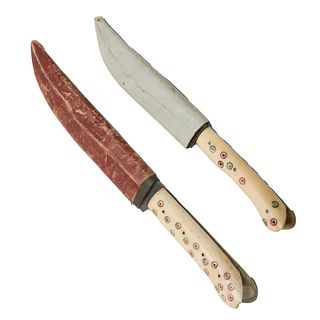 Two Cretan Knives, 20th C.