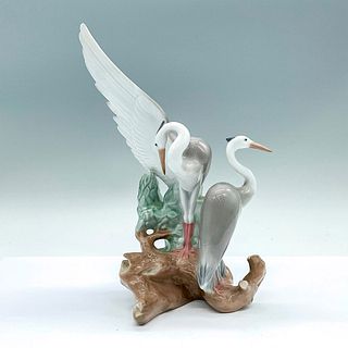 Vintage Nao by Lladro Porcelain Cranes Figurine