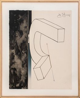 Jasper Johns "Fragment" Color Lithograph, 1971