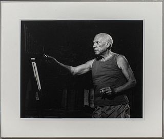 Andre Villers Photograph of Picasso, 1955