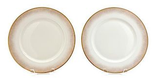 Twelve Rosenthal Porcelain Dinner Plates Diameter 10 1/8 inches.
