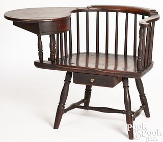 Southern lowback writing arm Windsor chair