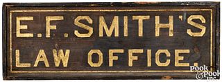 Painted trade sign, 19th c.