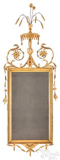 Giltwood mirror, ca. 1800