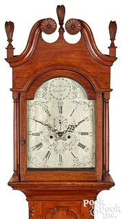 New Jersey, Chippendale walnut tall case clock