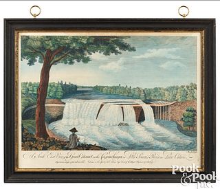 Early waterfall etching, ca. 1768