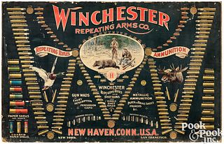 Winchester lithograph cartridge poster, ca. 1900