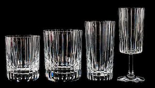 A Group of Baccarat Stemware Height of tallest 5 1/2 inches.