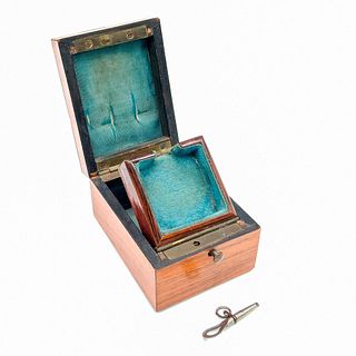Victorian Wooden Watch Box