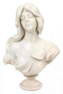 Adolfo Cipriani, (Italian, act. 1880-1930), Bust of a Woman