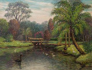 Rudolf Carl Mueller, (German/American, 1867-1967), Jungle Gardens, Sarasota