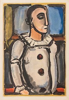 Georges Rouault, (French, 1871-1958), Pierot, 1935