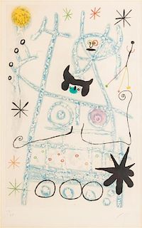 Joan Miro, (Spanish, 1893-1983), Les Forestiers