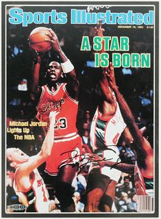 Michael Jordan Signed 1984 SI Authenticated